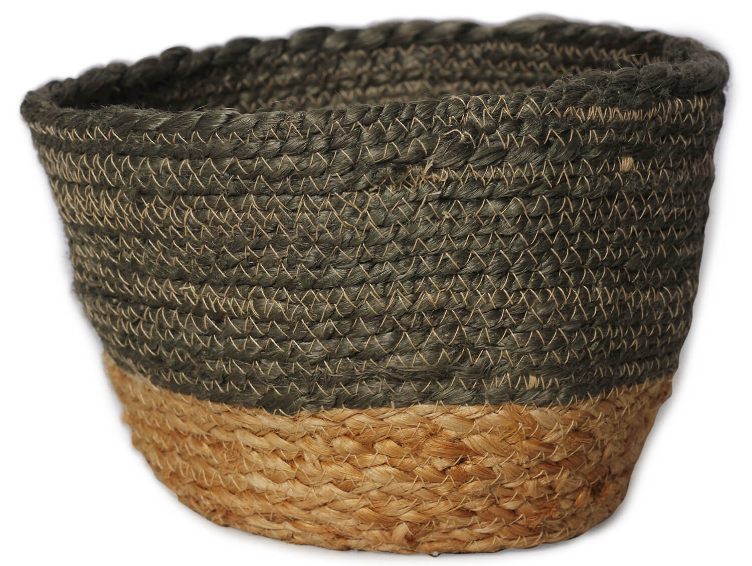 ArtistryBazaar Jute Storage Basket,  Basket Living Room, Soft Cotton Rope Basket ,Stuffed Animal Toy Basket Organizer Bins, Woven Basket.
